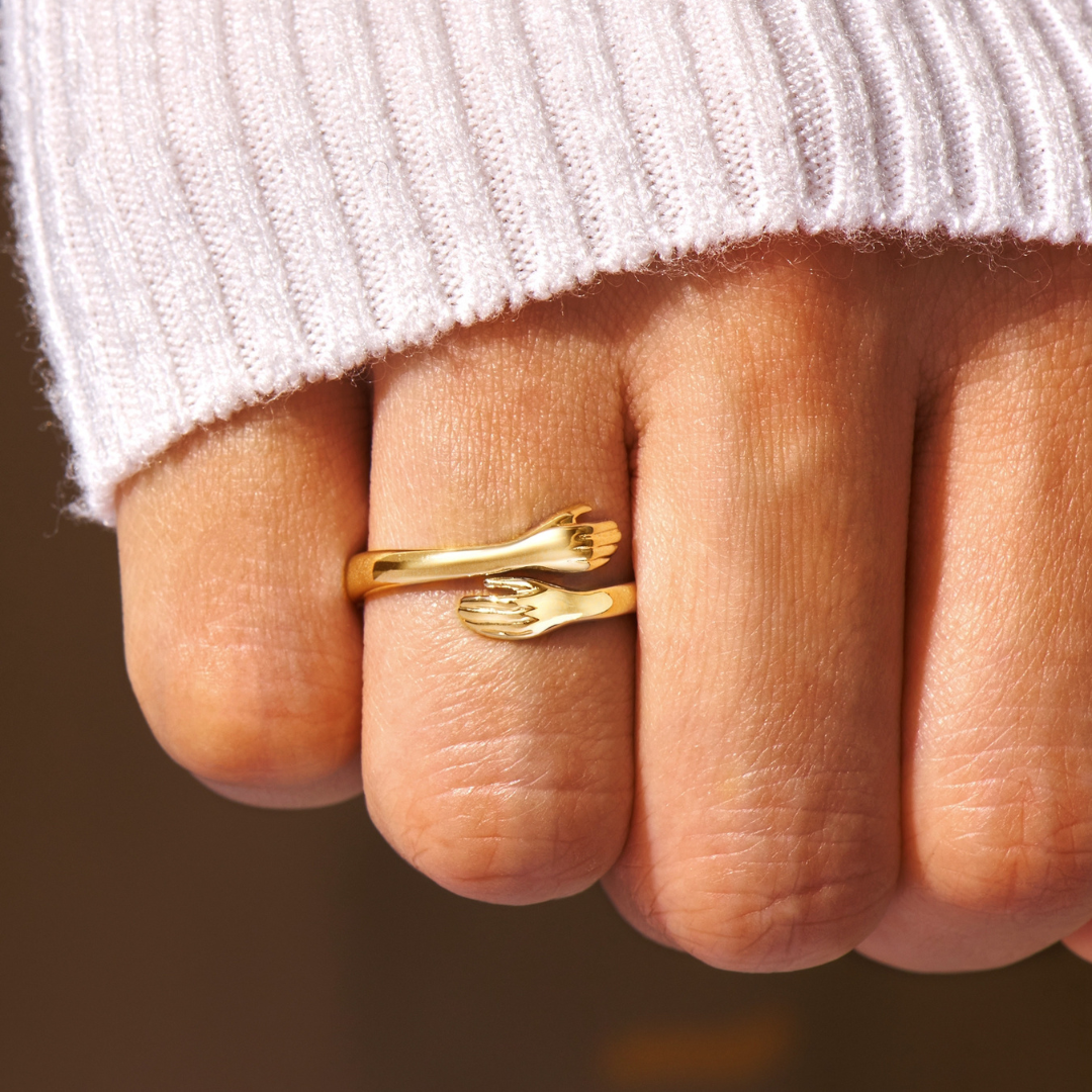 VENALIS | Bague Câlin en Or Simple & Authentique