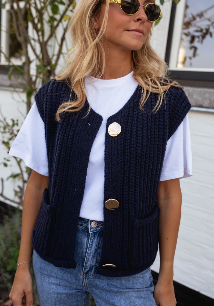 VENALIS | Gilet en tricot élégant