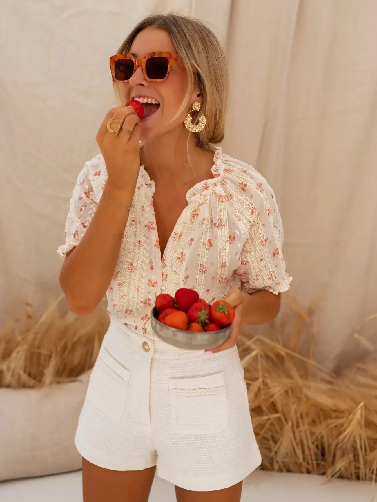 VENALIS | Élégante blouse florale