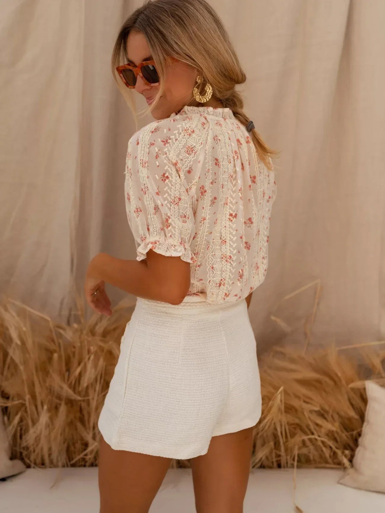 VENALIS | Élégante blouse florale