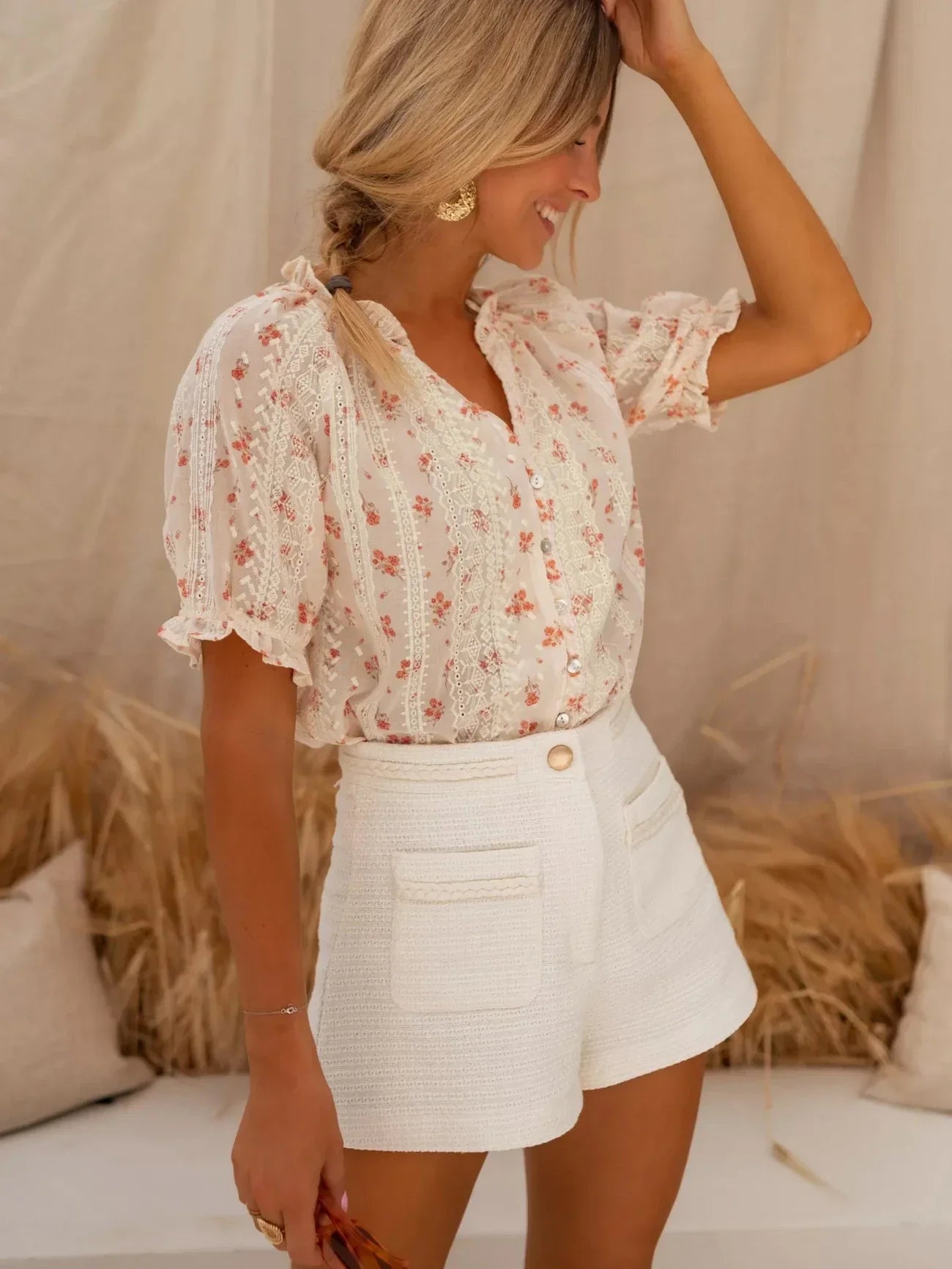 VENALIS | Élégante blouse florale