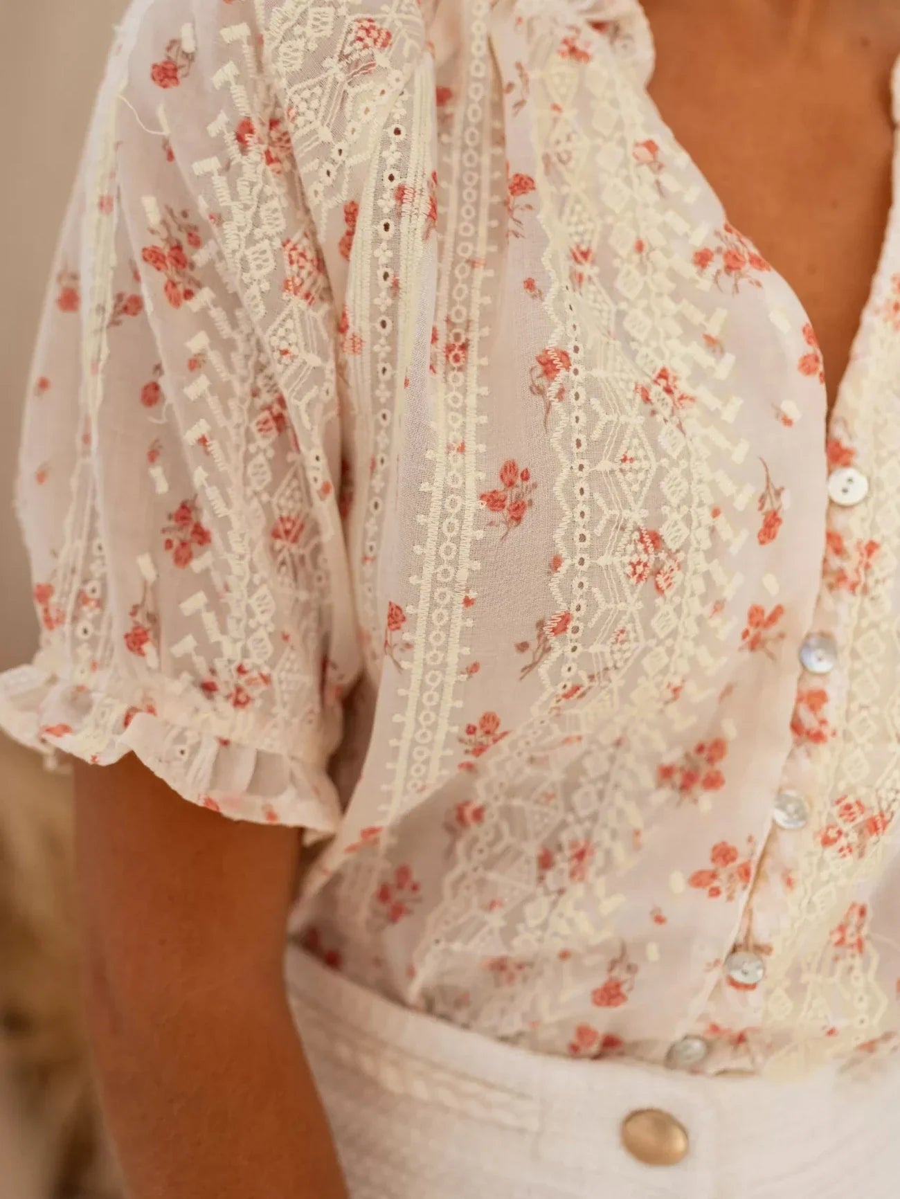 VENALIS | Élégante blouse florale