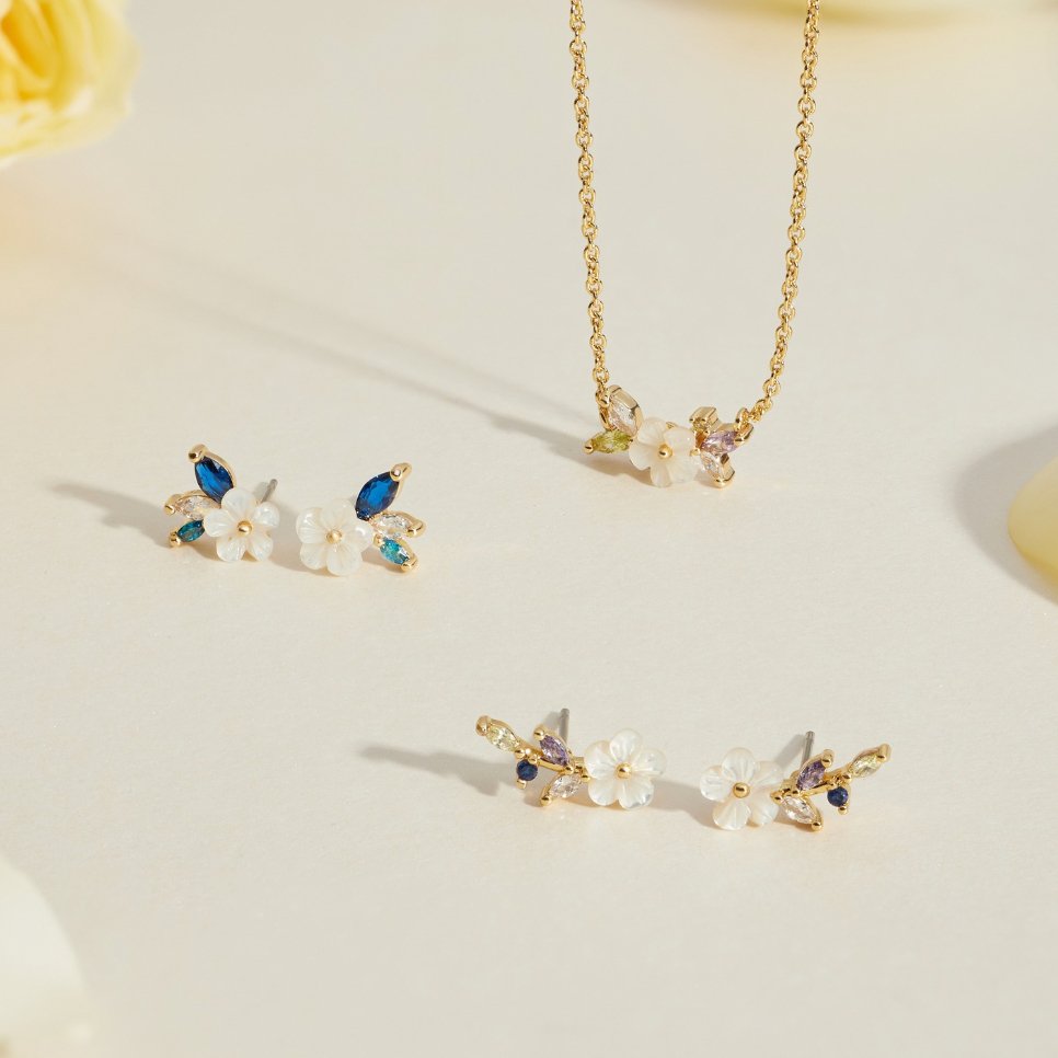 VENALIS | Élégantes boucles d'oreilles florales