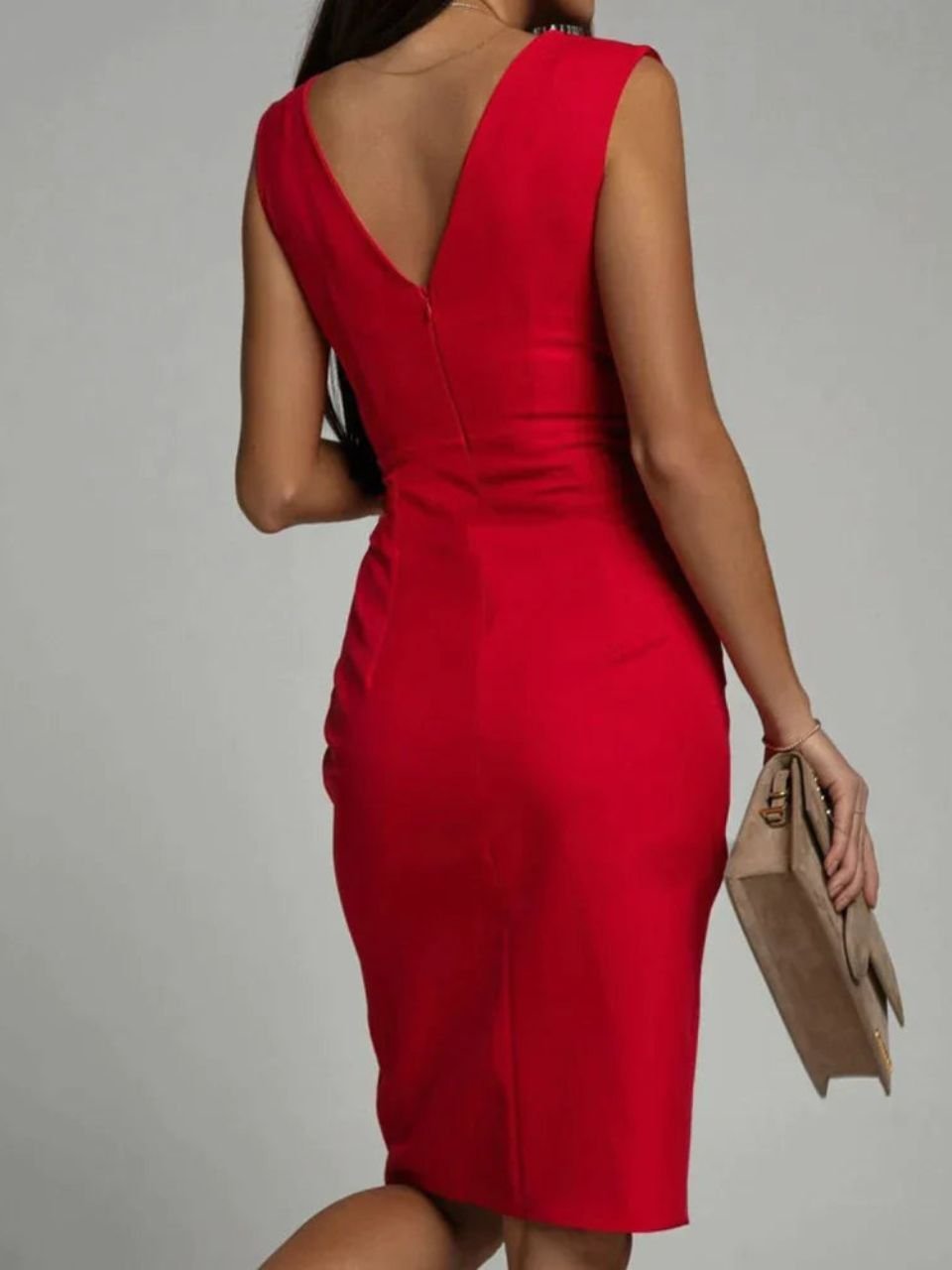 VENALIS | Robe chic à décolleté plongeant