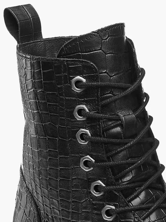 VENALIS | Bottines en crocodile chic