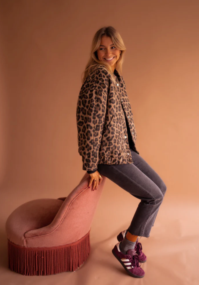 LEONA™ | Veste bomber tendance léopard