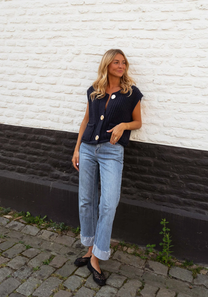 VENALIS | Gilet en tricot élégant